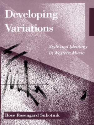 cover image of Developing Variations